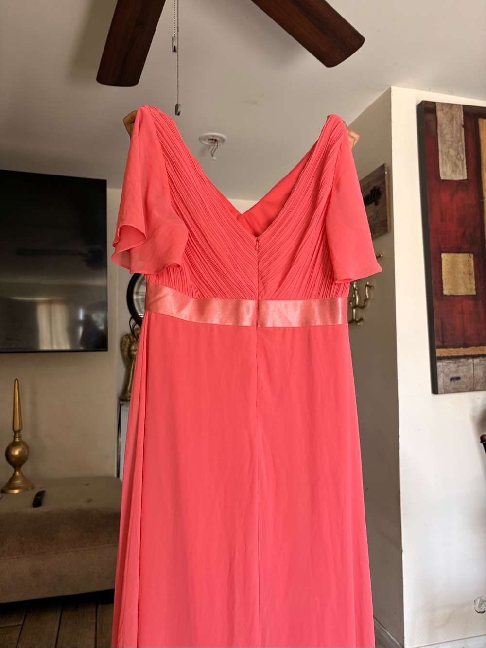 Ever Pretty Coral Pink Occasion Dress